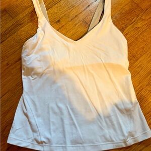 Lululemon white Align tank size 6 (long length)